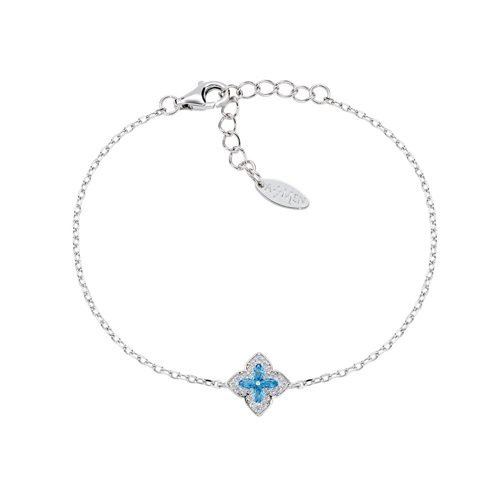 Bracciale Amen Donna Portofino in Argento Zircone BRPFBBLBZ - BRPFBBLBZ